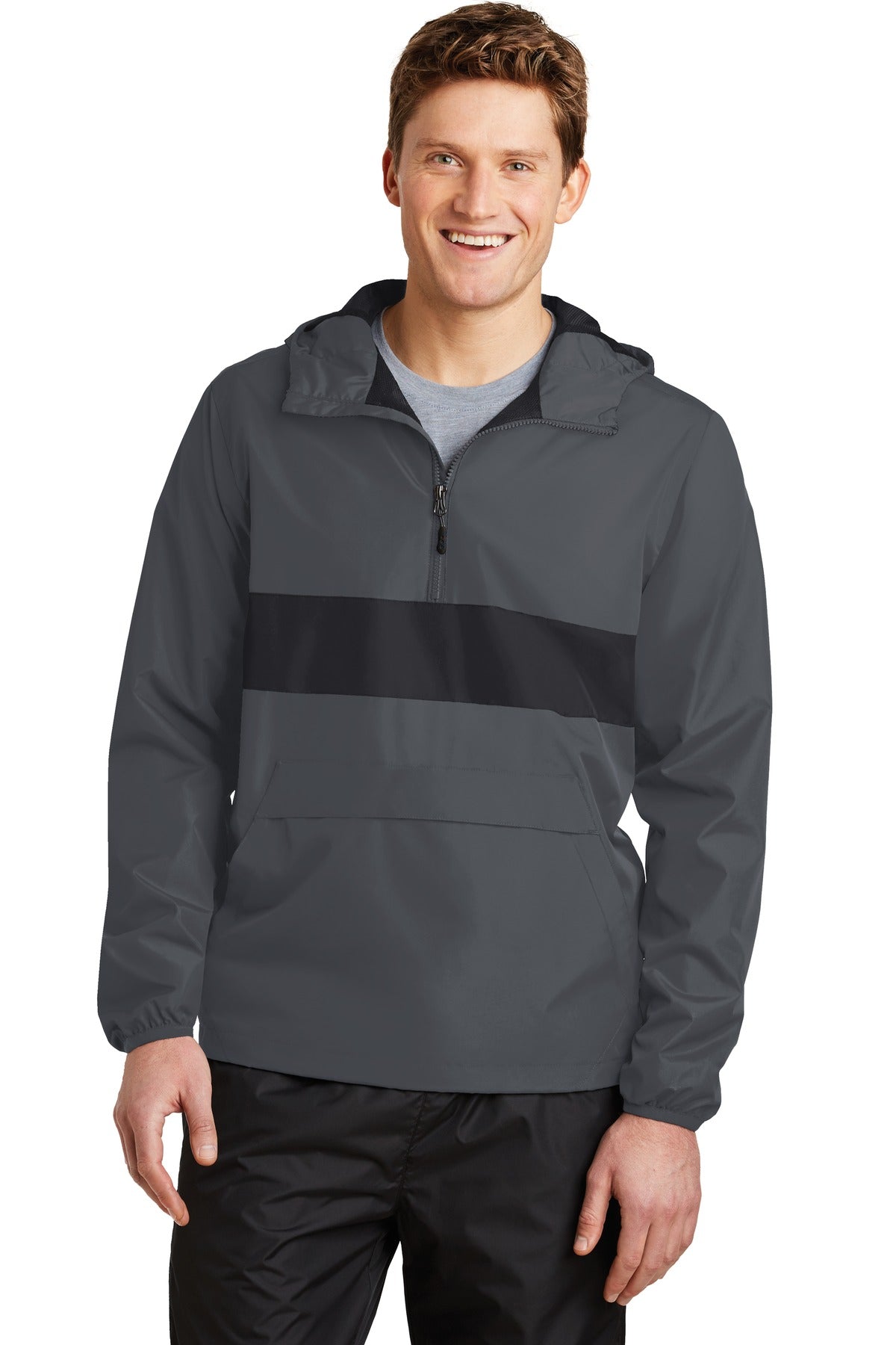 Sport-Tek ® Zipped Pocket Anorak. JST65