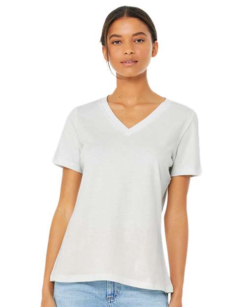 Women’s Relaxed Jersey V-Neck Tee 6405