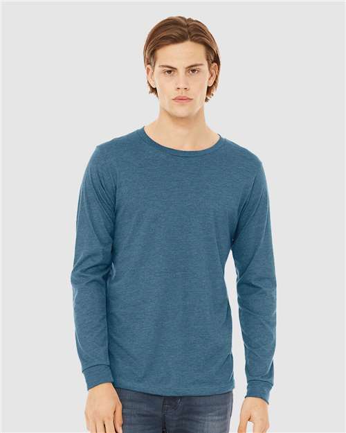 Heather CVC Long Sleeve Tee 3501CVC