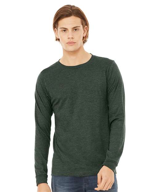 Heather CVC Long Sleeve Tee 3501CVC