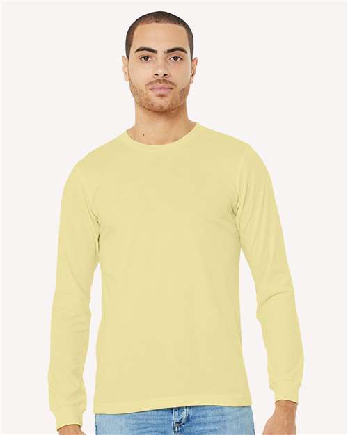 Heather CVC Long Sleeve Tee 3501CVC