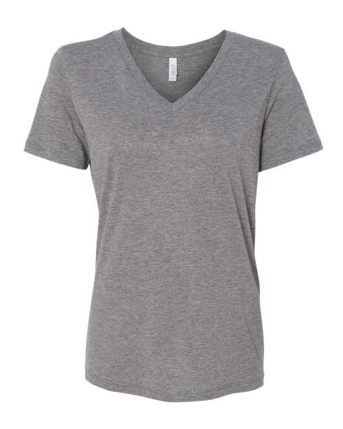 Women's Relaxed Triblend Short Sleeve V-Neck Tee 6415