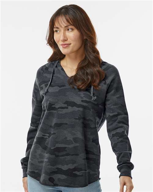 Women’s Lightweight California Wave Wash Hooded Sweatshirt PRM2500