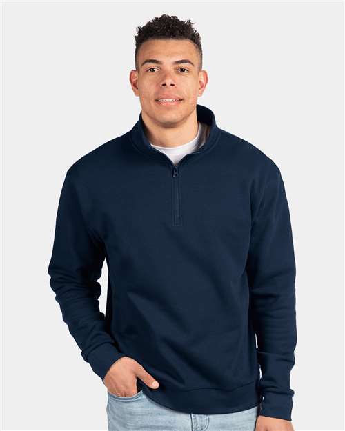 Fleece Quarter-Zip Pullover 9643