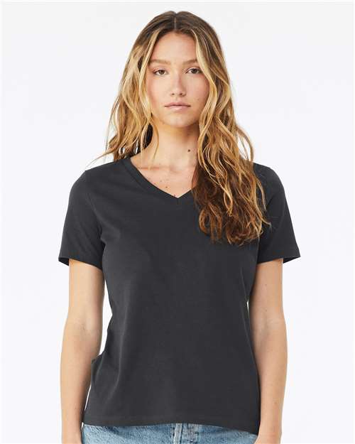Women’s Relaxed Jersey V-Neck Tee 6405