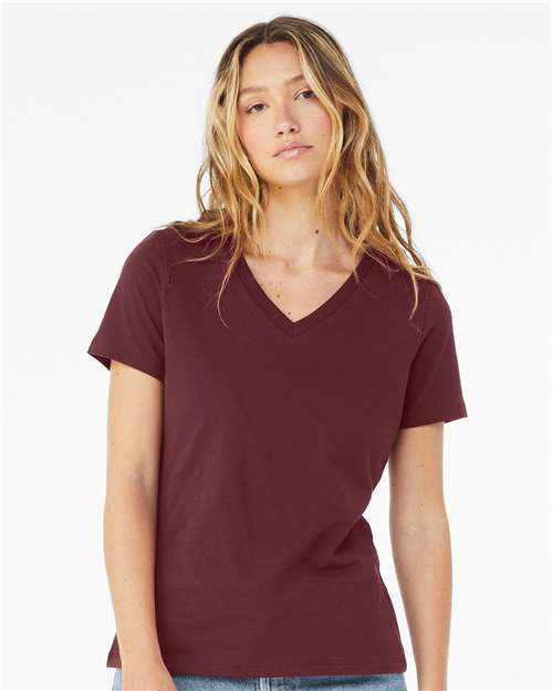 Women’s Relaxed Jersey V-Neck Tee 6405