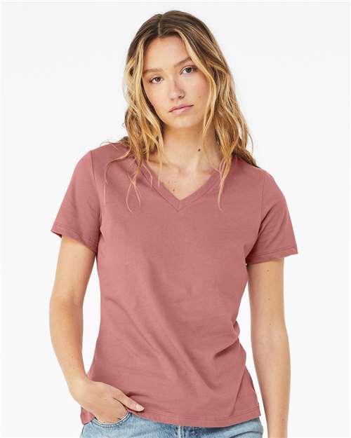 Women’s Relaxed Jersey V-Neck Tee 6405