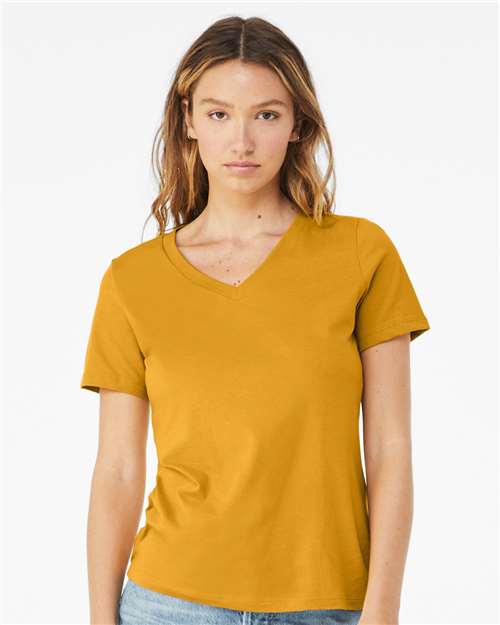 Women’s Relaxed Jersey V-Neck Tee 6405