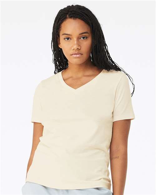 Women’s Relaxed Jersey V-Neck Tee 6405