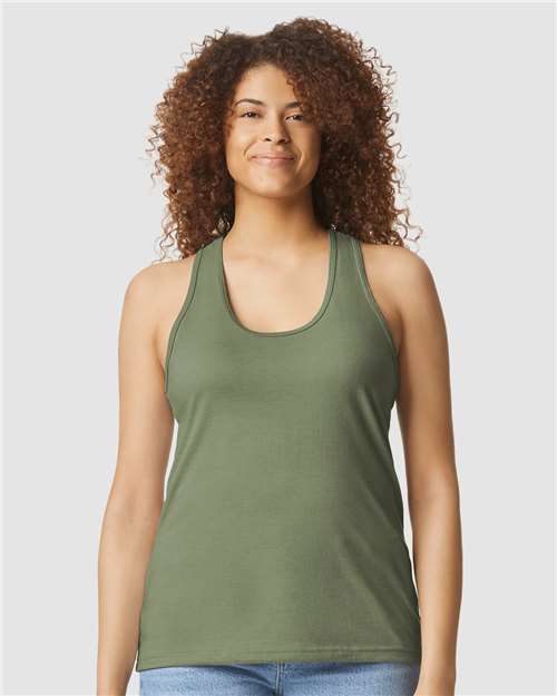 Softstyle® Women’s CVC Racerback Tank Top 64220LCVCv