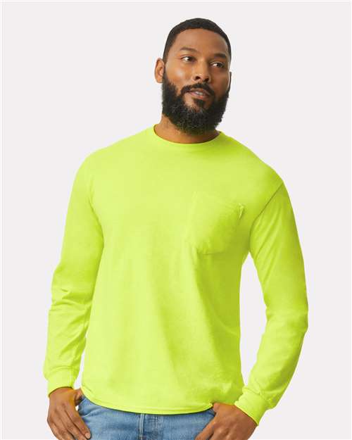 Ultra Cotton® Long Sleeve Pocket T-Shirt 2410