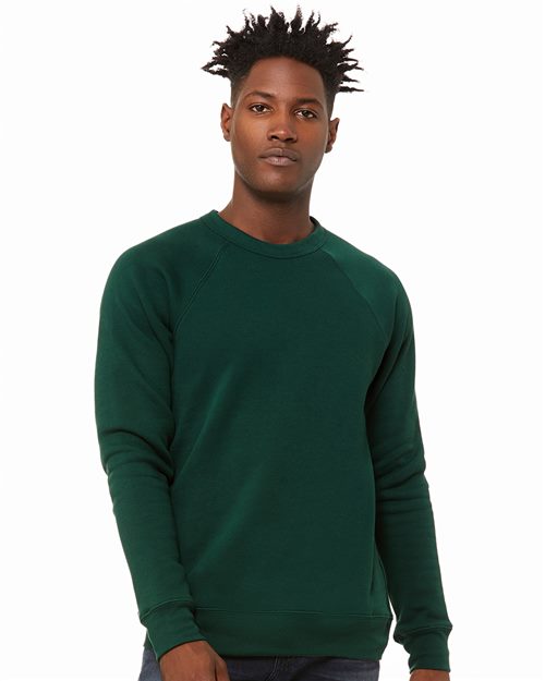 Sponge Fleece Raglan Crewneck Sweatshirt 3901