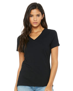Women’s Relaxed Jersey V-Neck Tee 6405