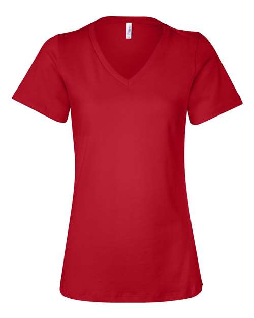Women’s Relaxed Jersey V-Neck Tee 6405
