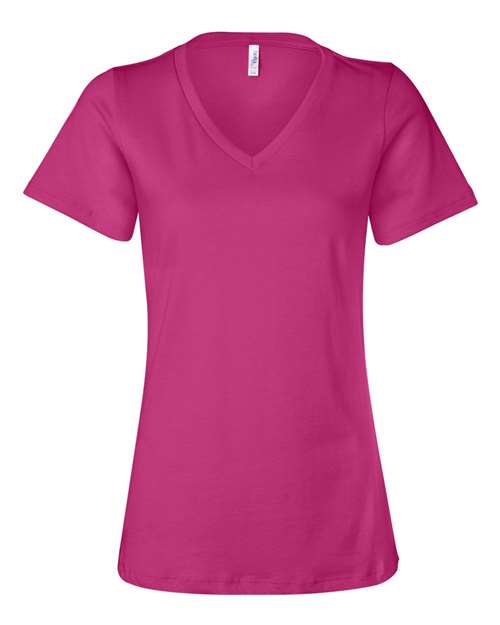 Women’s Relaxed Jersey V-Neck Tee 6405
