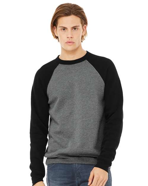 Sponge Fleece Raglan Crewneck Sweatshirt 3901