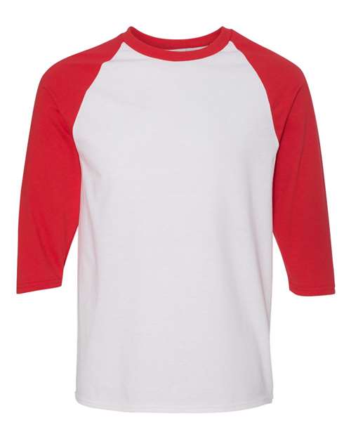 Heavy Cotton™ Raglan Three-Quarter Sleeve T-Shirt 5700