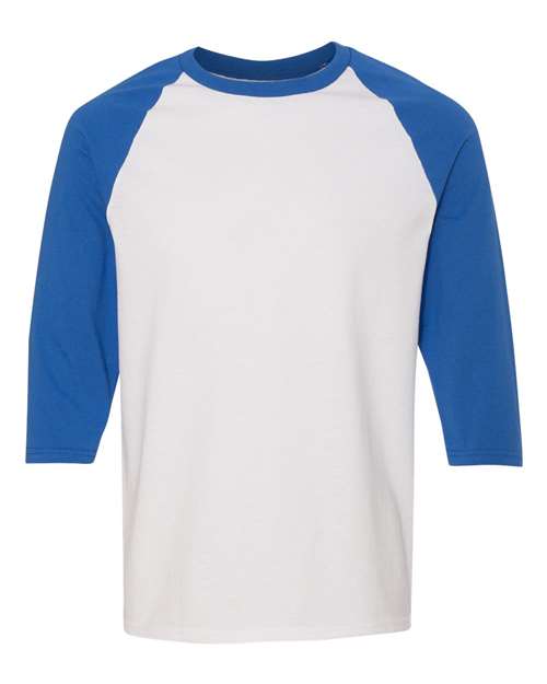 Heavy Cotton™ Raglan Three-Quarter Sleeve T-Shirt 5700