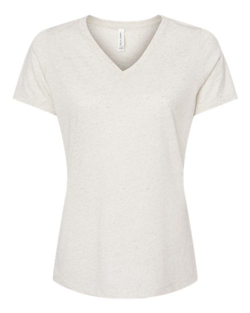 Women's Relaxed Triblend Short Sleeve V-Neck Tee 6415