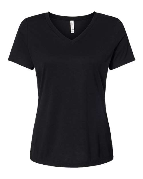Women's Relaxed Triblend Short Sleeve V-Neck Tee 6415