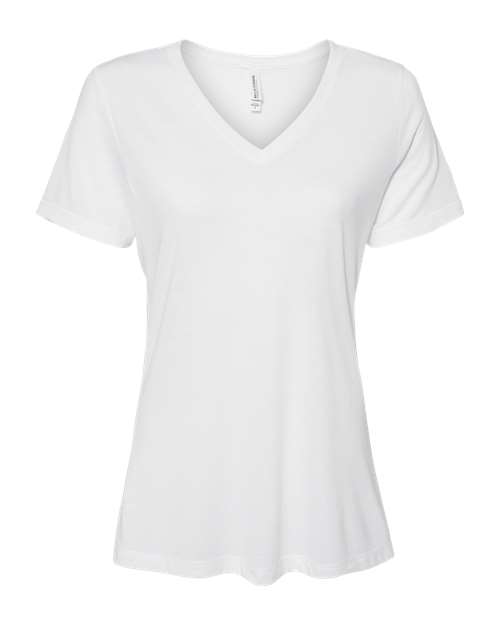 Women's Relaxed Triblend Short Sleeve V-Neck Tee 6415