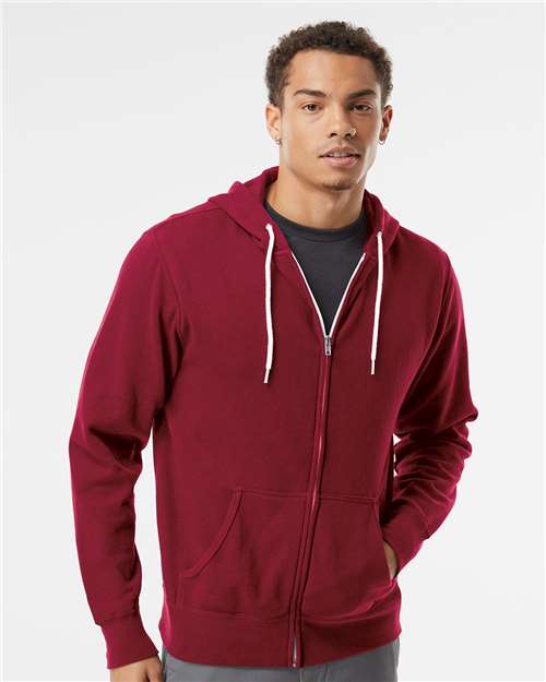 Lightweight Full-Zip Hooded Sweatshirt AFX90UNZ
