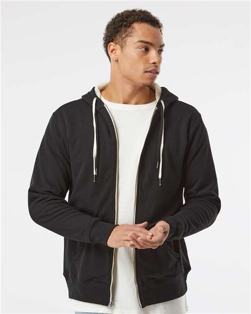 Sherpa-Lined Hooded Sweatshirt EXP90SHZ