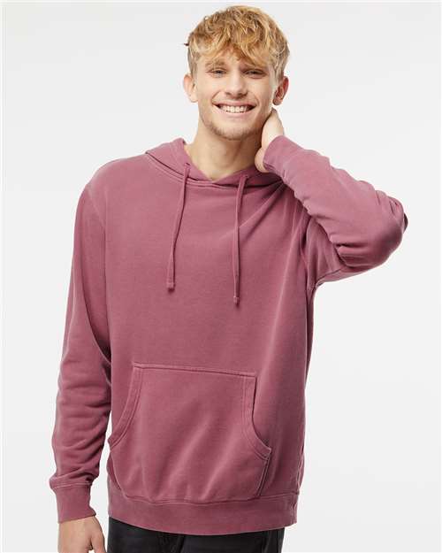 Midweight Pigment-Dyed Hooded Sweatshirt PRM4500