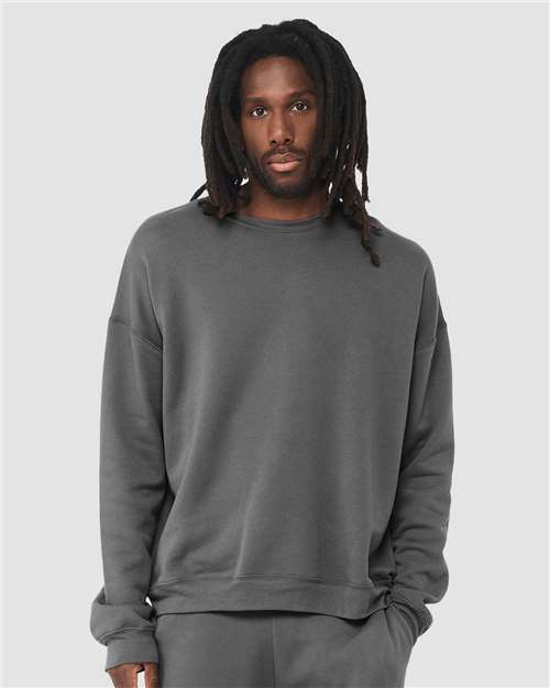 Sponge Fleece Drop Shoulder Crewneck Sweatshirt 3945