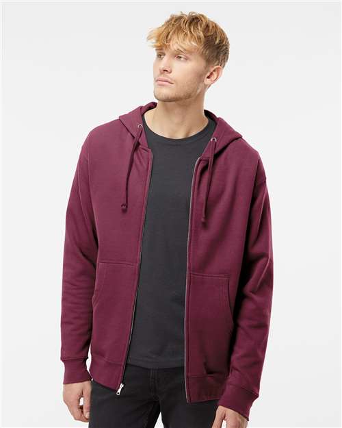 Midweight Full-Zip Hooded Sweatshirt SS4500Z