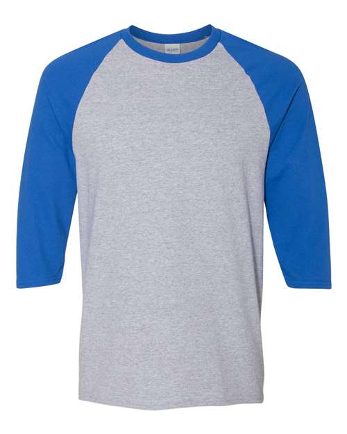 Heavy Cotton™ Raglan Three-Quarter Sleeve T-Shirt 5700