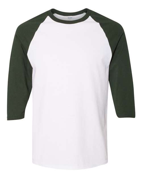 Heavy Cotton™ Raglan Three-Quarter Sleeve T-Shirt 5700