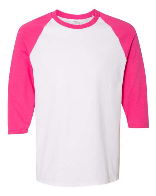 Heavy Cotton™ Raglan Three-Quarter Sleeve T-Shirt 5700