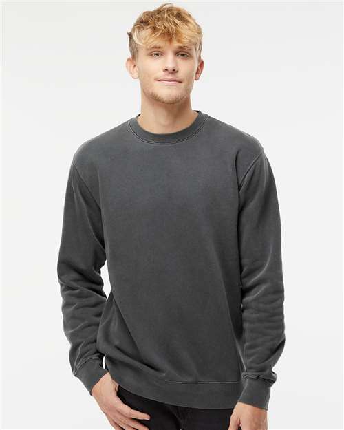 Midweight Pigment-Dyed Crewneck Sweatshirt PRM3500