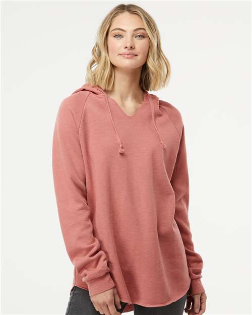 Women’s Lightweight California Wave Wash Hooded Sweatshirt PRM2500