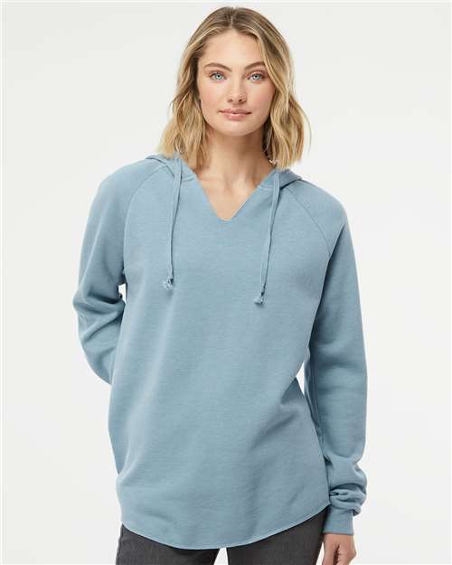 Women’s Lightweight California Wave Wash Hooded Sweatshirt PRM2500
