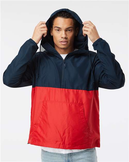 Lightweight Quarter-Zip Windbreaker Pullover Jacket EXP54LWP
