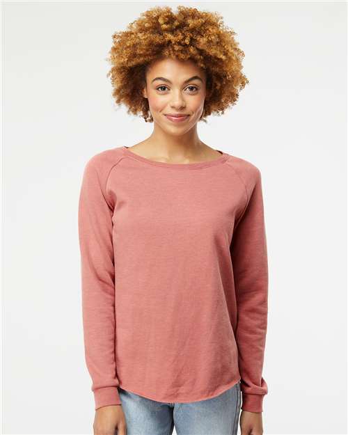 Women's California Wave Wash Crewneck Sweatshirt PRM2000