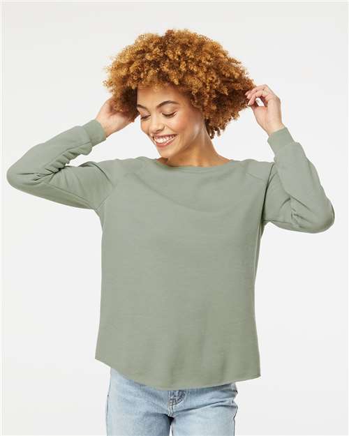 Women's California Wave Wash Crewneck Sweatshirt PRM2000