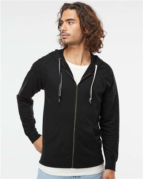 Icon Lightweight Loopback Terry Full-Zip Hooded Sweatshirt SS1000Z
