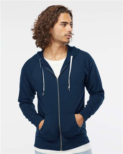 Icon Lightweight Loopback Terry Full-Zip Hooded Sweatshirt SS1000Z
