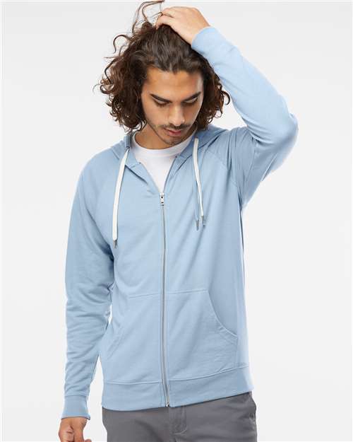 Icon Lightweight Loopback Terry Full-Zip Hooded Sweatshirt SS1000Z