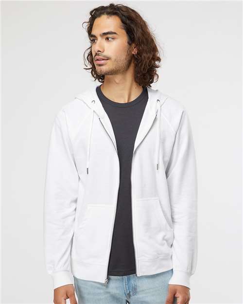 Icon Lightweight Loopback Terry Full-Zip Hooded Sweatshirt SS1000Z