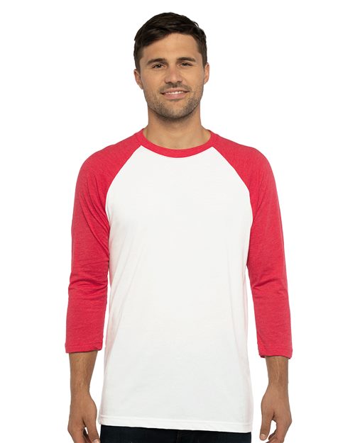 CVC Three-Quarter Sleeve Raglan T-Shirt 6251