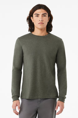 BELLA+CANVAS ®  Unisex Heather CVC Long Sleeve Tee BC3501CVC