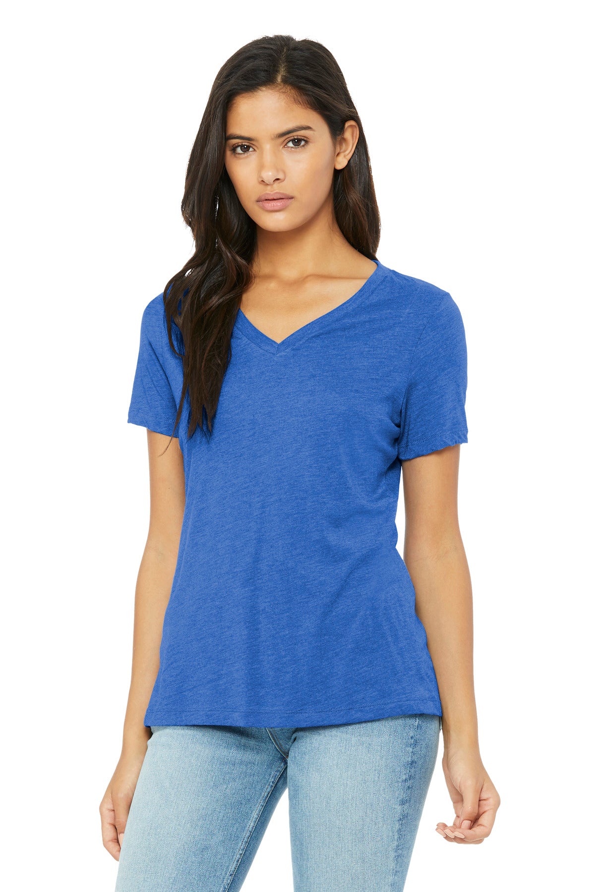 BELLA+CANVAS ®  Women's Relaxed Triblend V-Neck Tee BC6415