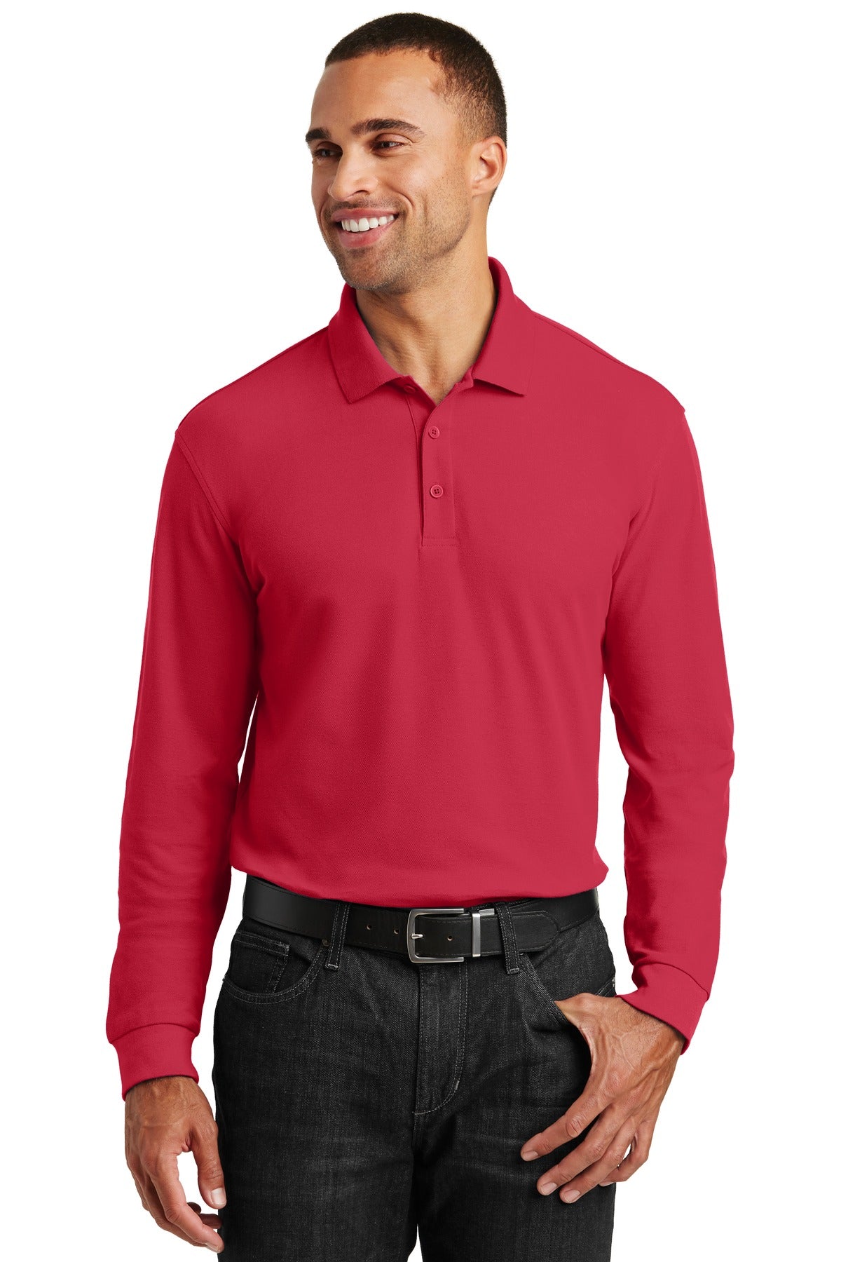 Port Authority ®  Long Sleeve Core Classic Pique Polo. K100LS