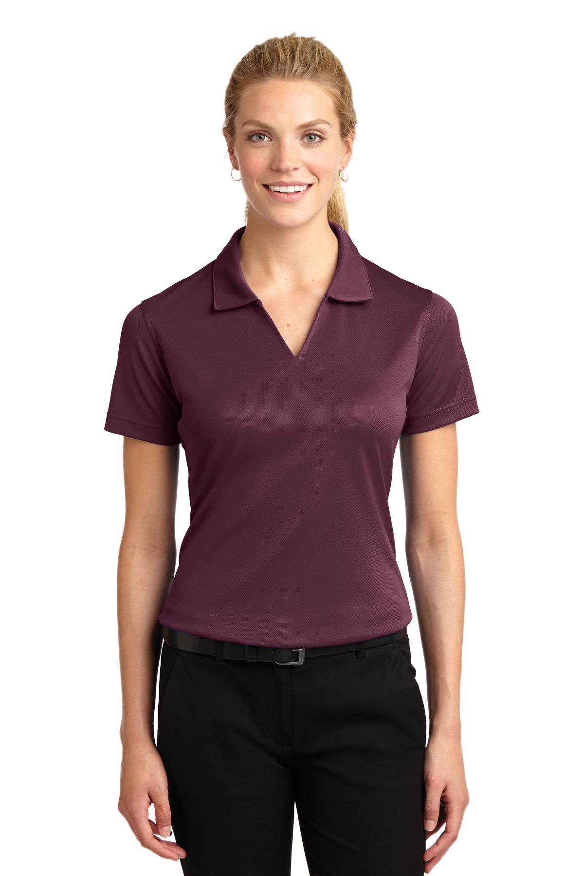 Sport-Tek ®  Women's Dri-Mesh ®  V-Neck Polo.  L469