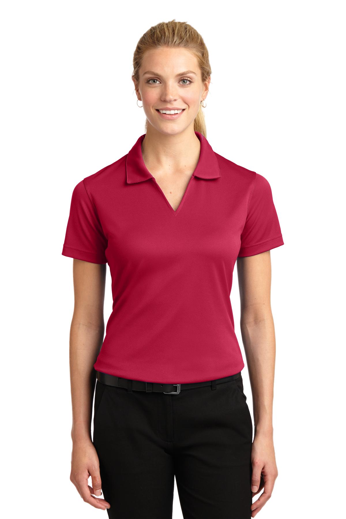 Sport-Tek ®  Women's Dri-Mesh ®  V-Neck Polo.  L469