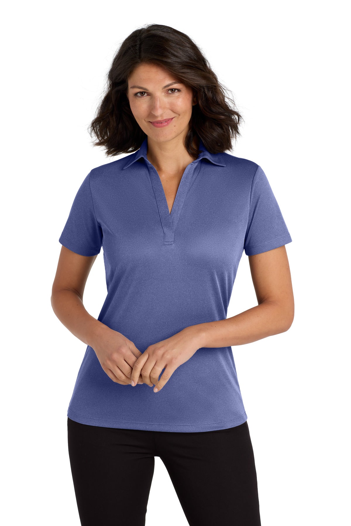 Port Authority  ®  Women's Heathered Silk Touch  ™  Performance Polo. LK542